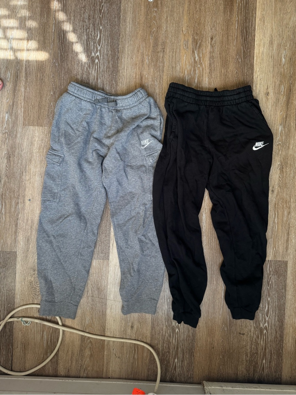 Nike Kids Sweatpants Set — Gray & Black Joggers